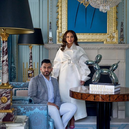 Thafer Al Bazae with Eva Interiors’ founder Seema Al Mansoory Thafer Al Bazae with Eva Interiors’ founder Seema Al Mansoory